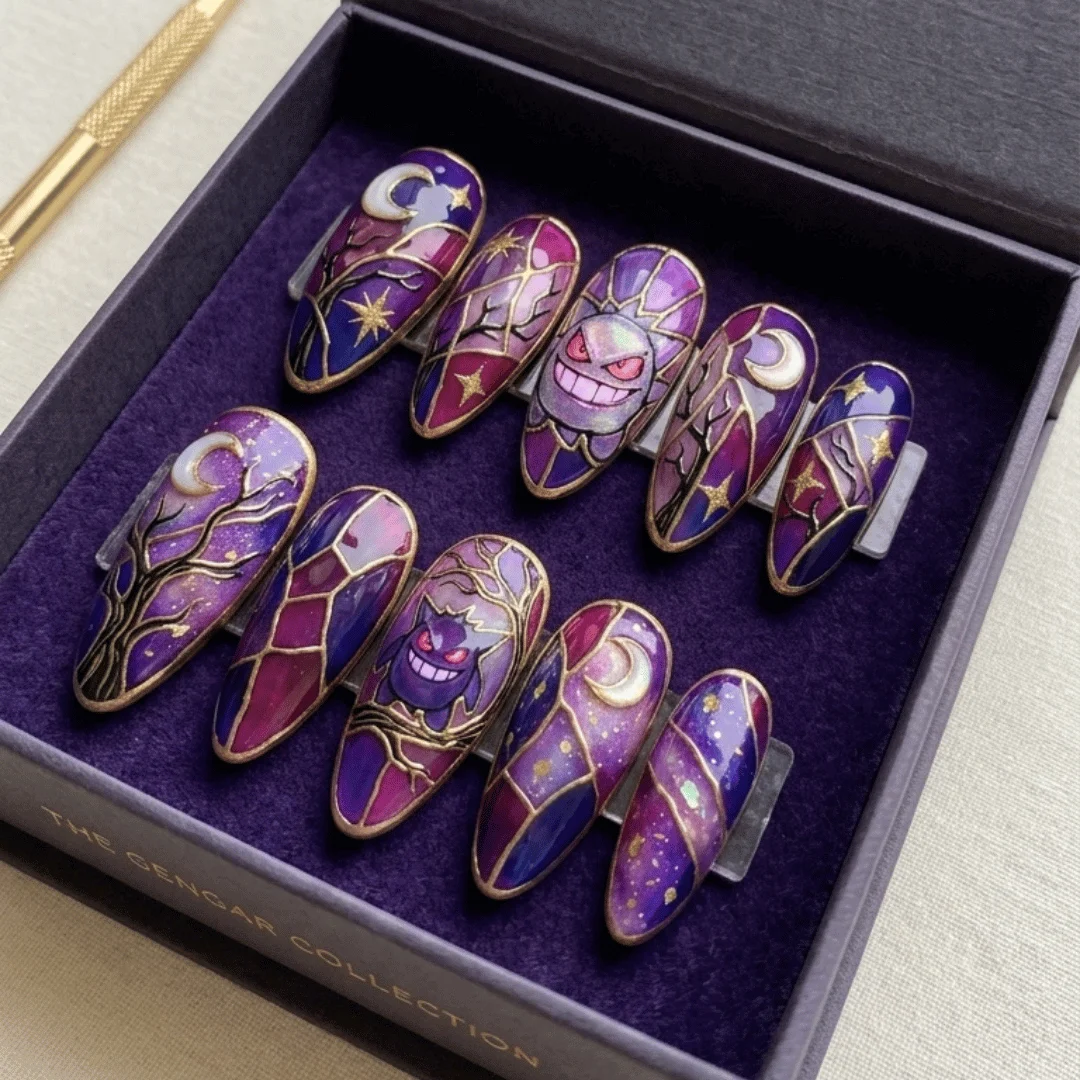 luxury custom, fake press on nails, press on nails, custom press on nails, fake nails, Nails Art, stained glass nails, gold press on nails, 3d press on nails, luxury press on nails, handmade press on nails