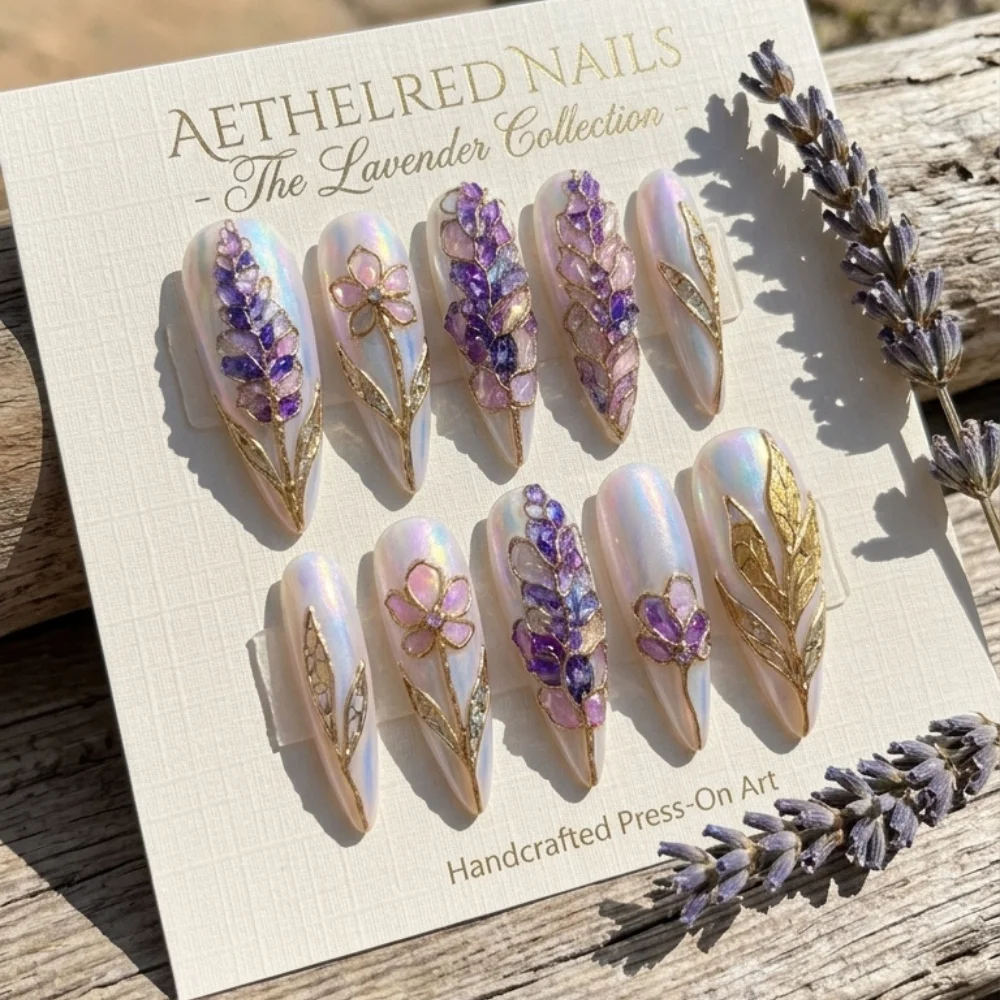 press on nails, custom press on nails, fake nails, Nails Art, stained glass nails, gold press on nails, 3d press on nails, luxury press on nails, handmade press on nails