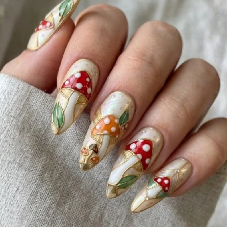 press on nails, custom press on nails, fake nails, Nails Art, stained glass nails, gold press on nails, 3d press on nails, luxury press on nails, handmade press on nails