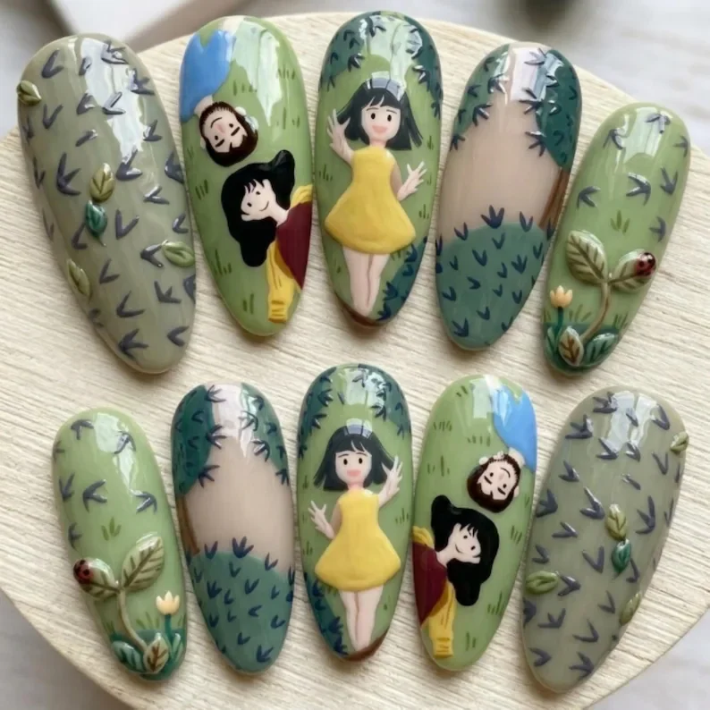 press on nails, custom press on nails, fake nails, Nails Art, stained glass nails, gold press on nails, 3d press on nails, luxury press on nails, handmade press on nails
