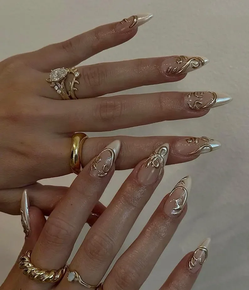 press on nails, custom press on nails, fake nails, Nails Art, stained glass nails, gold press on nails, 3d press on nails, luxury press on nails, handmade press on nails