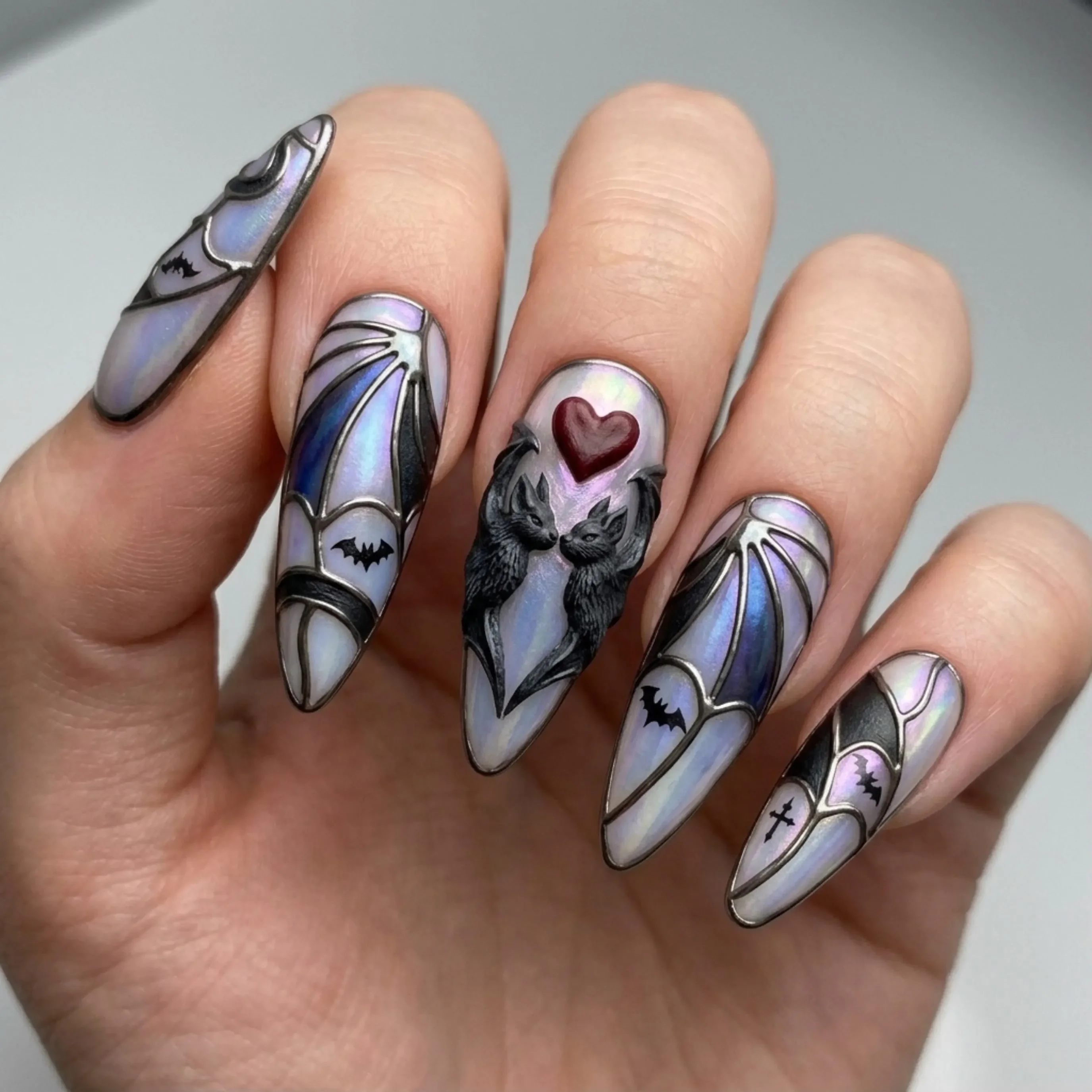 press on nails, custom press on nails, fake nails, Nails Art, stained glass nails, gold press on nails, 3d press on nails, luxury press on nails, handmade press on nails