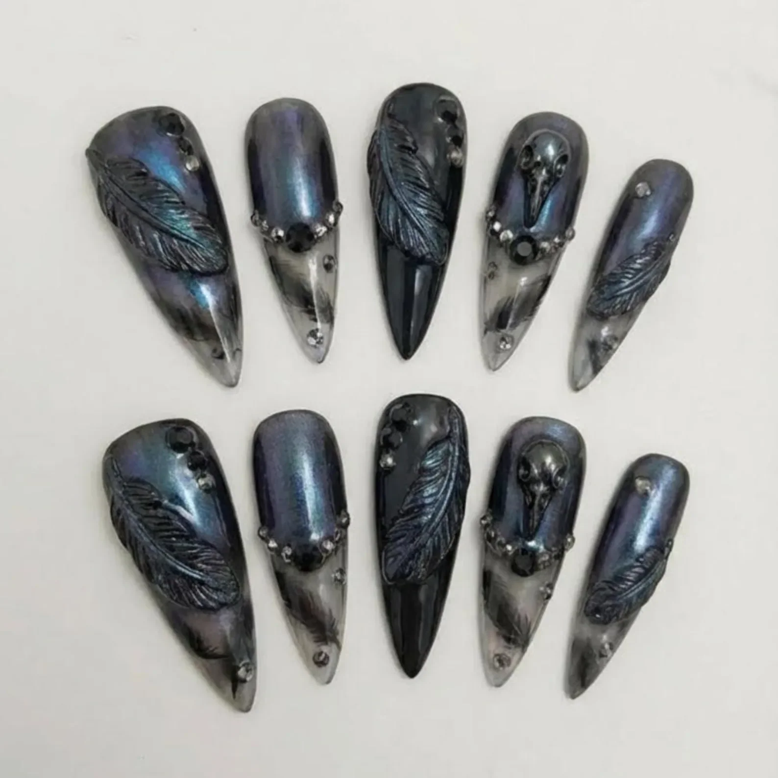 press on nails, gothic nail art, custom press on nails, fake nails, Nails Art, stained glass nails, gold press on nails, 3d press on nails, luxury press on nails, handmade press on nails
