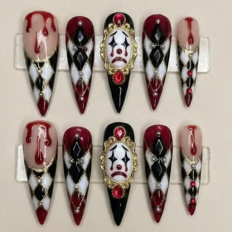 press on nails, custom press on nails, fake nails, Nails Art, stained glass nails, gold press on nails, 3d press on nails, luxury press on nails, handmade press on nails