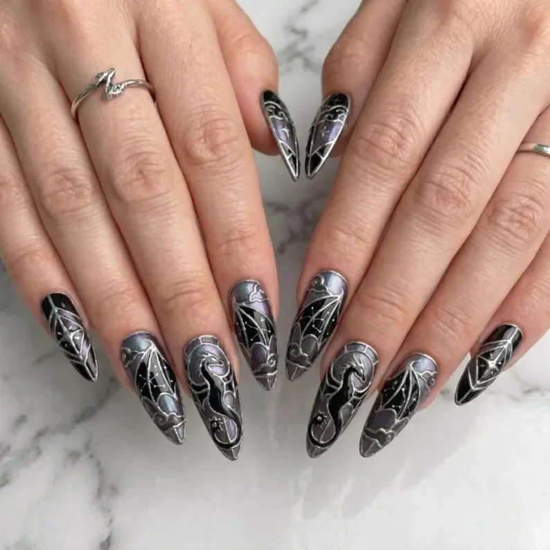 press on nails, custom press on nails, fake nails, Nails Art, stained glass nails, gold press on nails, 3d press on nails, luxury press on nails, handmade press on nails