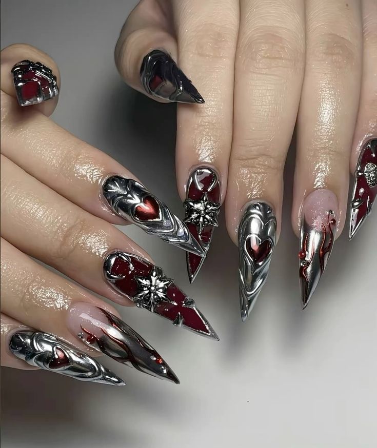 press on nails, custom press on nails, fake nails, Nails Art, stained glass nails, gold press on nails, 3d press on nails, luxury press on nails, handmade press on nails