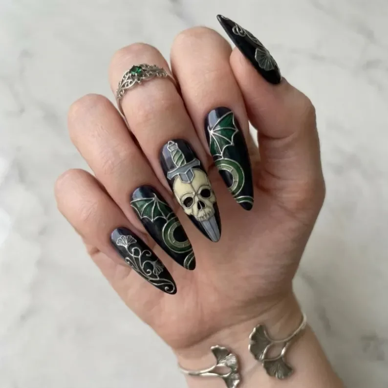 press on nails, custom press on nails, fake nails, Nails Art, stained glass nails, gold press on nails, 3d press on nails, luxury press on nails, handmade press on nails