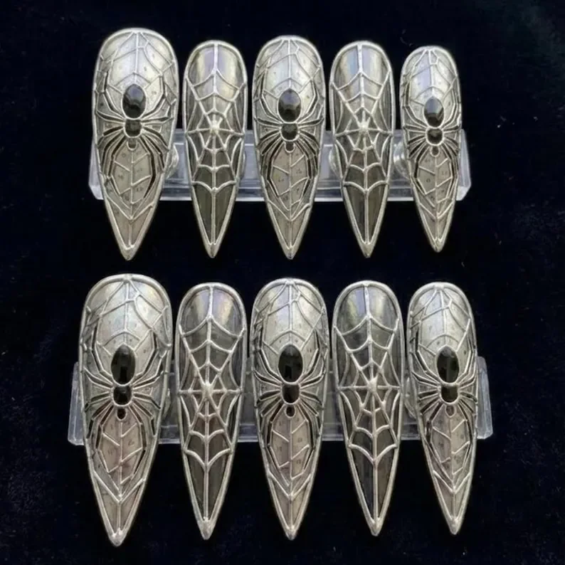 press on nails, witchy nail art, custom press on nails, fake nails, Nails Art, stained glass nails, gold press on nails, 3d press on nails, luxury press on nails, handmade press on nails