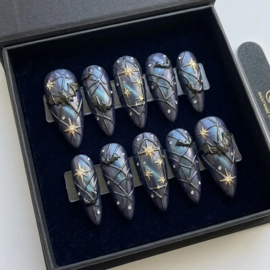 press on nails, custom press on nails, fake nails, Nails Art, stained glass nails, gold press on nails, 3d press on nails, luxury press on nails, handmade press on nails