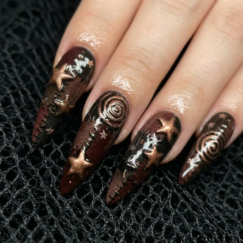 press on nails, custom press on nails, fake nails, Nails Art, stained glass nails, gold press on nails, 3d press on nails, luxury press on nails, handmade press on nails