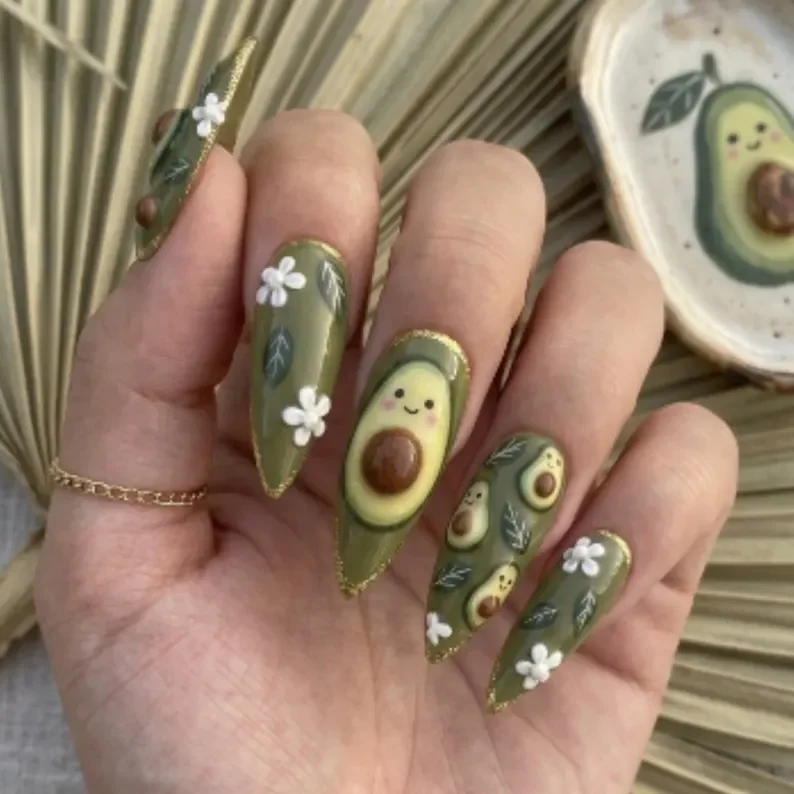 acrylic style nails, faux press on nails, press on nails, custom press on nails, fake nails, Nails Art, stained glass nails, gold press on nails, 3d press on nails, luxury press on nails, handmade press on nails