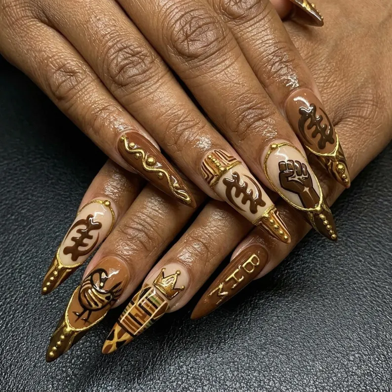 press on nails, custom press on nails, fake nails, Nails Art, stained glass nails, gold press on nails, 3d press on nails, luxury press on nails, handmade press on nails