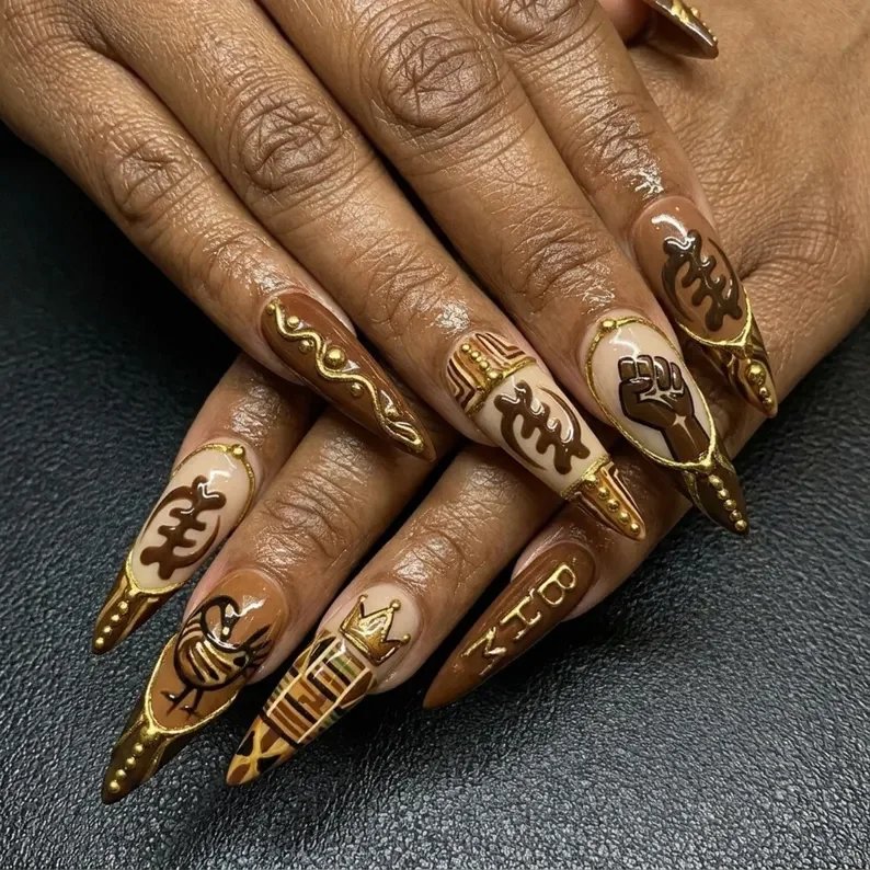 press on nails, custom press on nails, fake nails, Nails Art, stained glass nails, gold press on nails, 3d press on nails, luxury press on nails, handmade press on nails