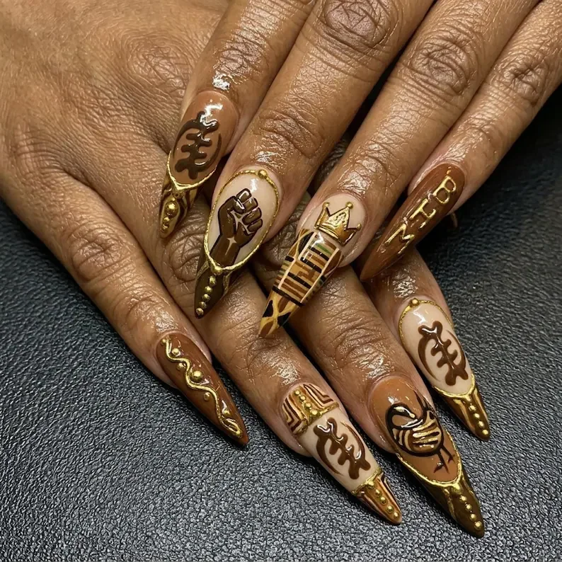 press on nails, custom press on nails, fake nails, Nails Art, stained glass nails, gold press on nails, 3d press on nails, luxury press on nails, handmade press on nails
