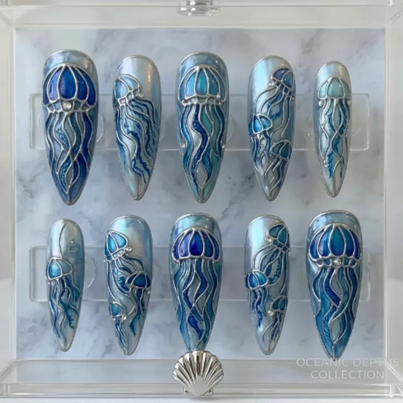 press on nails, custom press on nails, fake nails, Nails Art, stained glass nails, gold press on nails, 3d press on nails, luxury press on nails, handmade press on nails