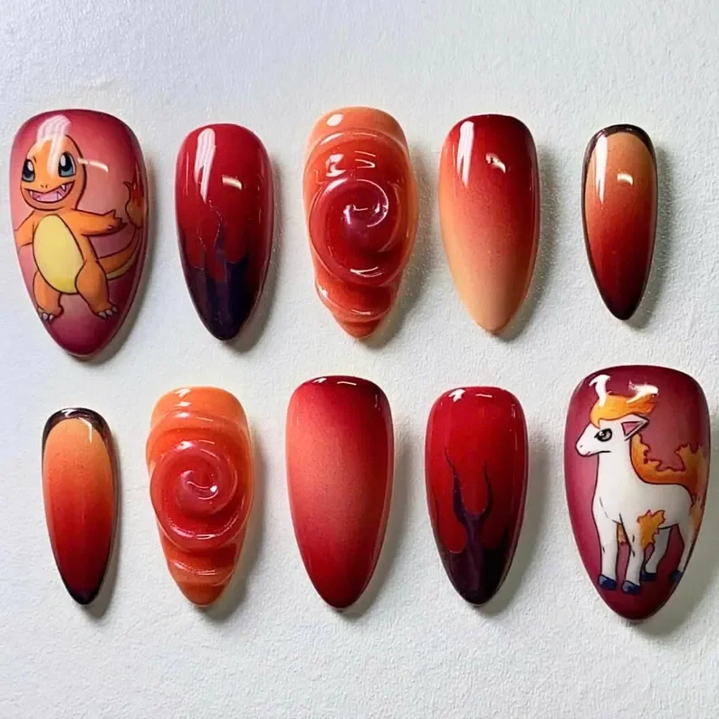 press on nails, custom press on nails, fake nails, Nails Art, stained glass nails, gold press on nails, 3d press on nails, luxury press on nails, handmade press on nails