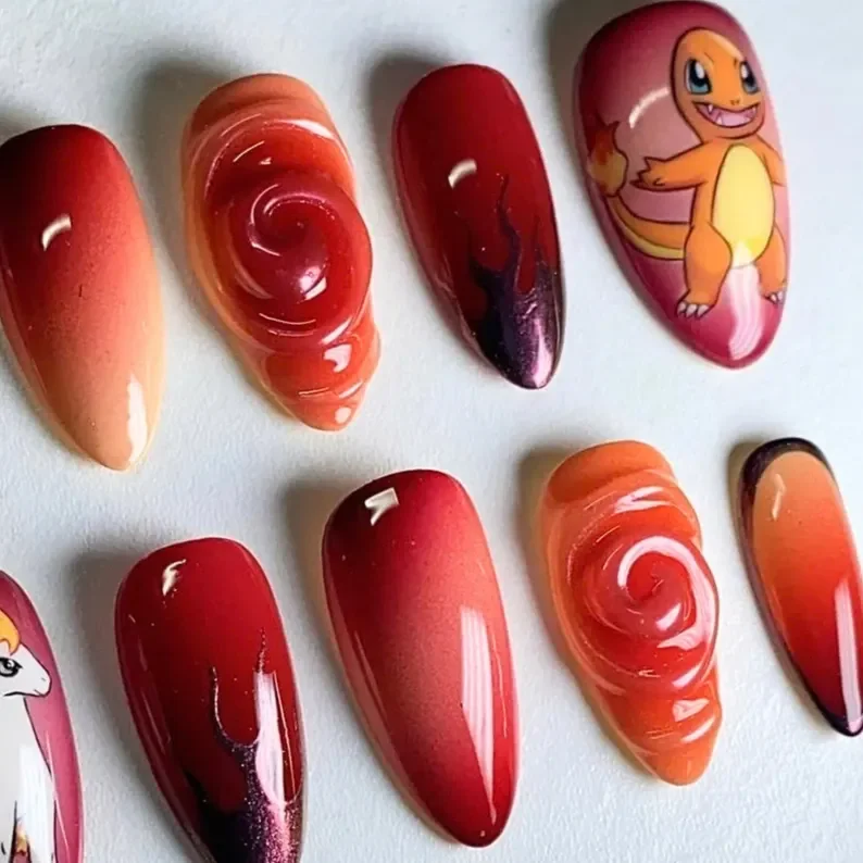 press on nails, custom press on nails, fake nails, Nails Art, stained glass nails, gold press on nails, 3d press on nails, luxury press on nails, handmade press on nails