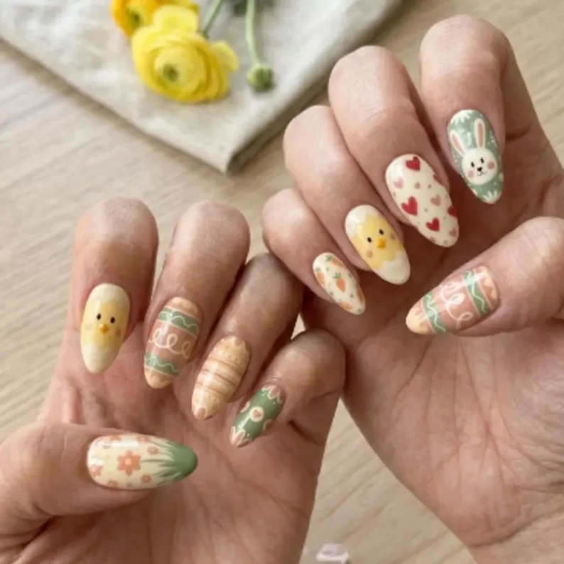 press on nails, custom press on nails, fake nails, Nails Art, stained glass nails, gold press on nails, 3d press on nails, luxury press on nails, handmade press on nails