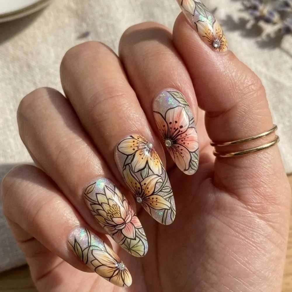 press on nails, custom press on nails, fake nails, Nails Art, stained glass nails, gold press on nails, 3d press on nails, luxury press on nails, handmade press on nails