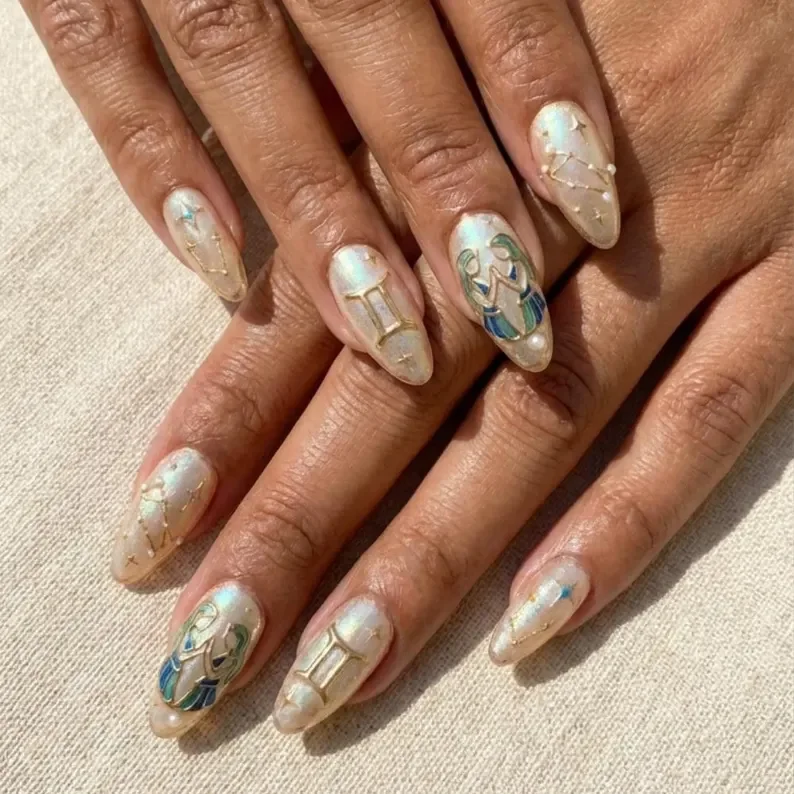 press on nails, custom press on nails, fake nails, Nails Art, stained glass nails, gold press on nails, 3d press on nails, luxury press on nails, handmade press on nails