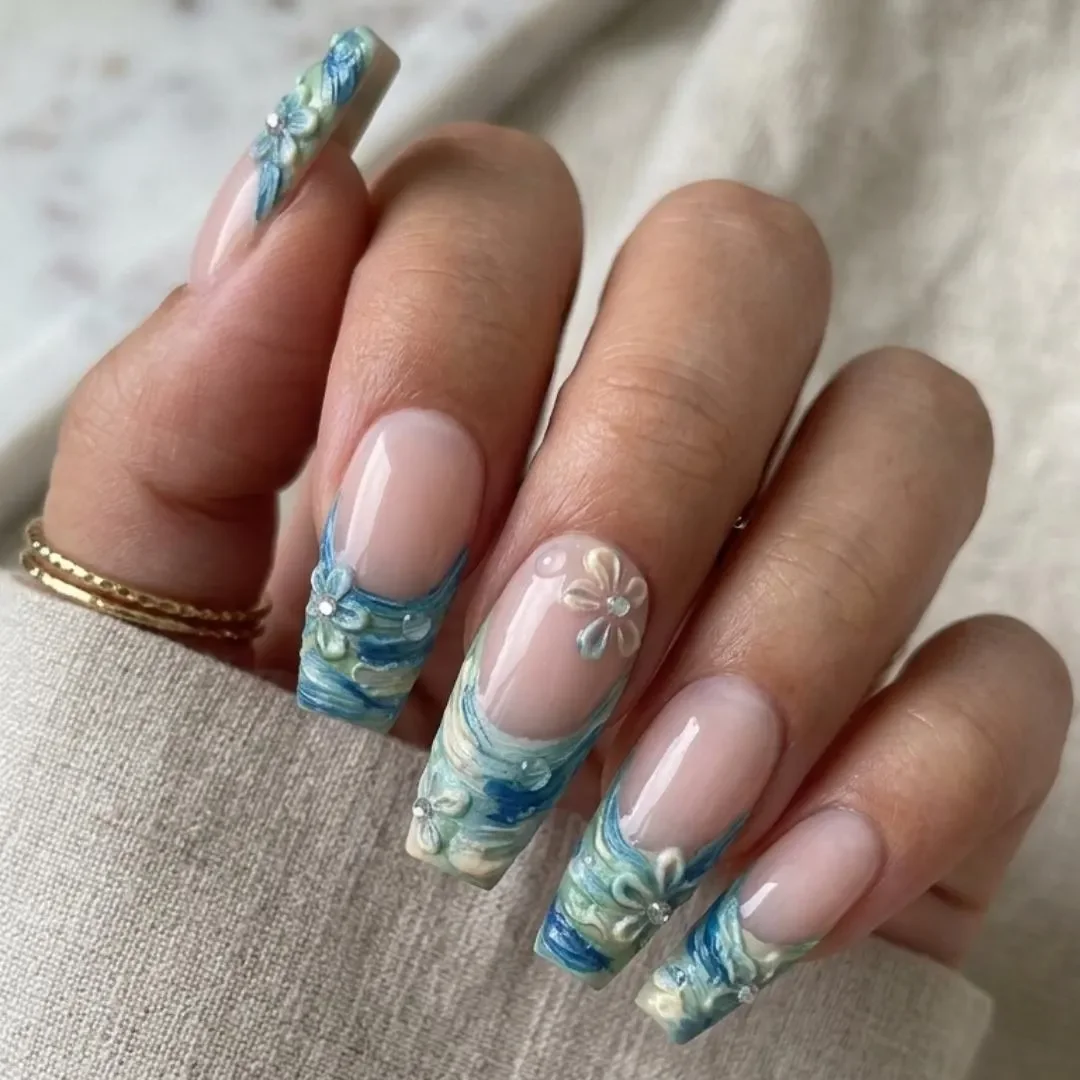 press on nails, custom press on nails, fake nails, Nails Art, stained glass nails, gold press on nails, 3d press on nails, luxury press on nails, handmade press on nails