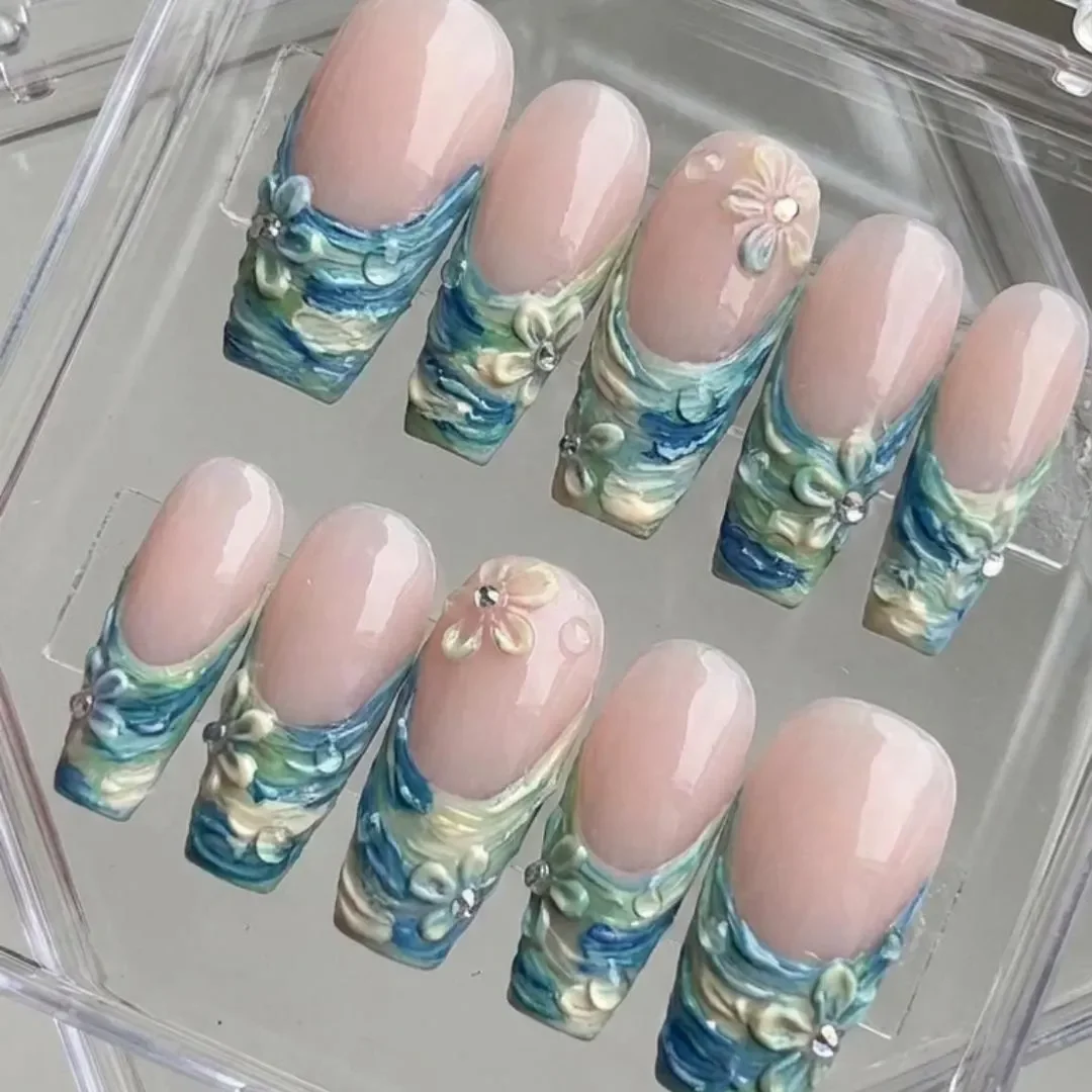 press on nails, custom press on nails, fake nails, Nails Art, stained glass nails, gold press on nails, 3d press on nails, luxury press on nails, handmade press on nails