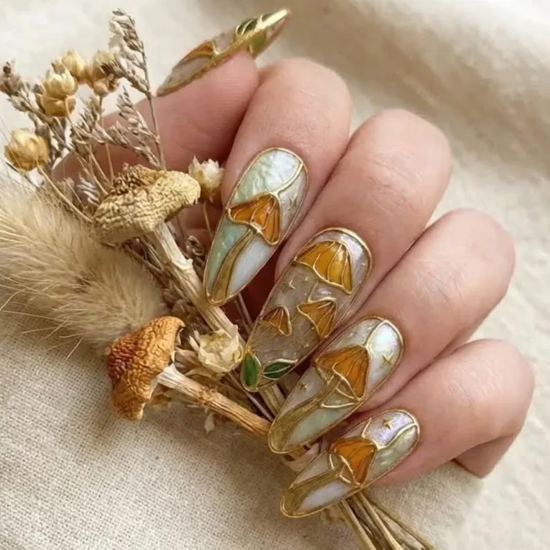 press on nails, stained glass, custom press on nails, fake nails, Nails Art, stained glass nails, gold press on nails, 3d press on nails, luxury press on nails, handmade press on nails