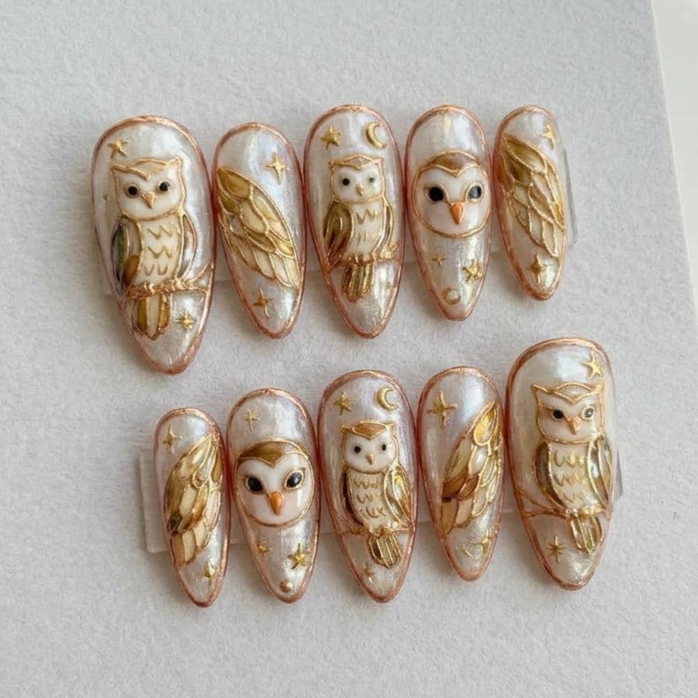 press on nails, custom press on nails, fake nails, Nails Art, stained glass nails, gold press on nails, 3d press on nails, luxury press on nails, handmade press on nails