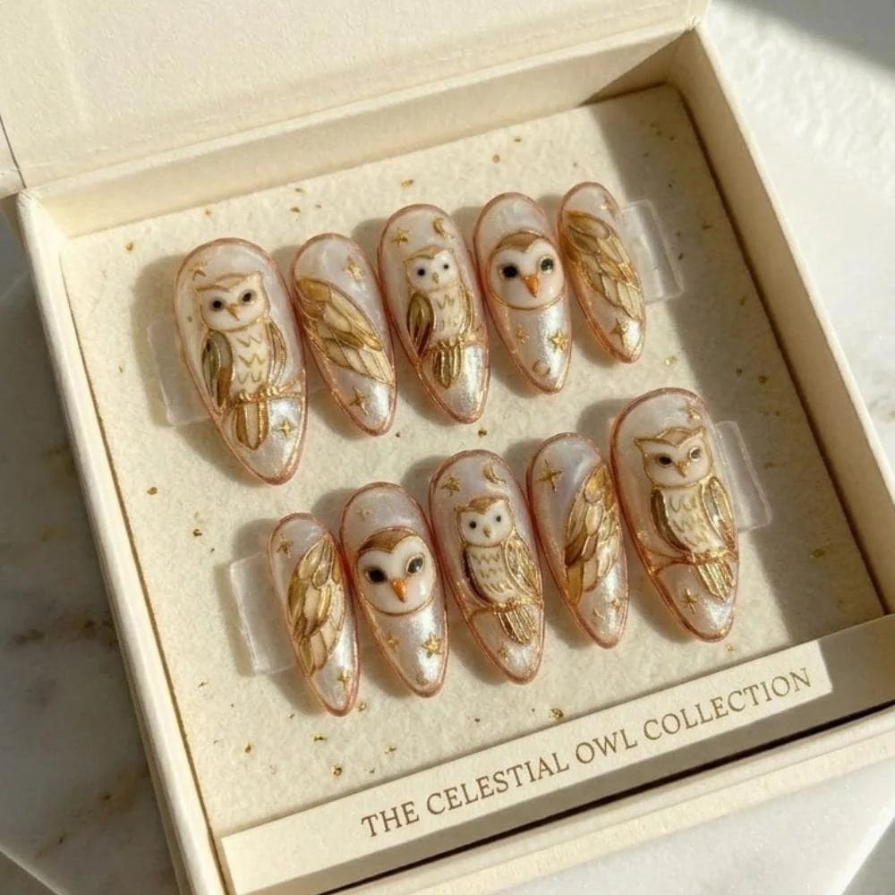 press on nails, custom press on nails, fake nails, Nails Art, stained glass nails, gold press on nails, 3d press on nails, luxury press on nails, handmade press on nails