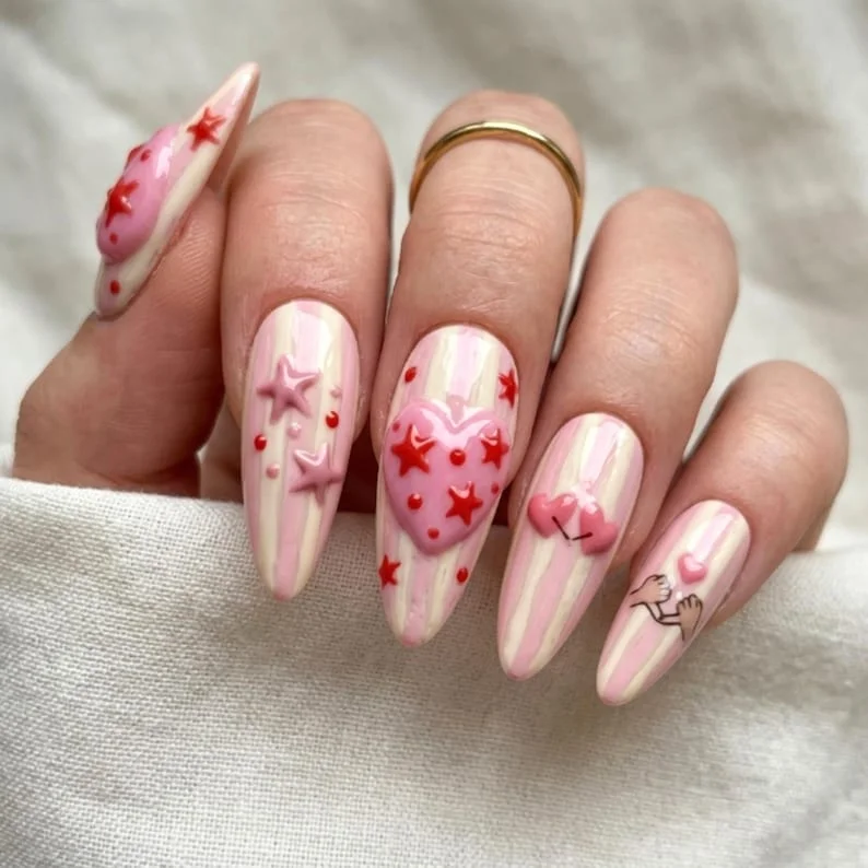 press on nails, custom press on nails, fake nails, Nails Art, stained glass nails, gold press on nails, 3d press on nails, luxury press on nails, handmade press on nails