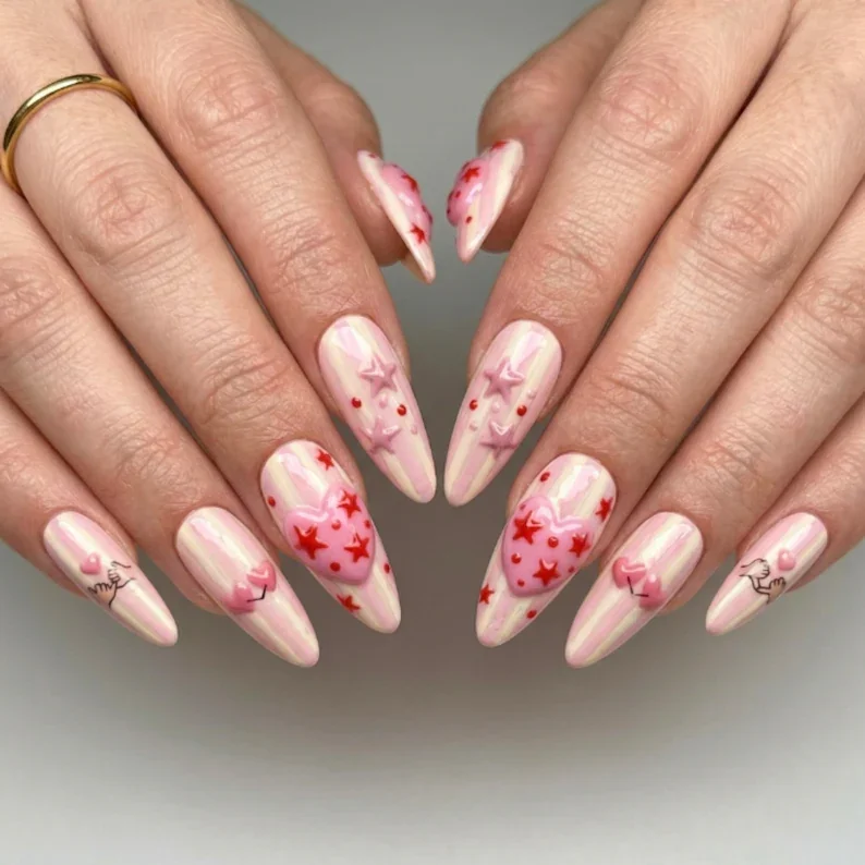 press on nails, custom press on nails, fake nails, Nails Art, stained glass nails, gold press on nails, 3d press on nails, luxury press on nails, handmade press on nails