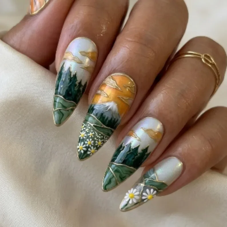 press on nails, custom press on nails, fake nails, Nails Art, stained glass nails, gold press on nails, 3d press on nails, luxury press on nails, handmade press on nails
