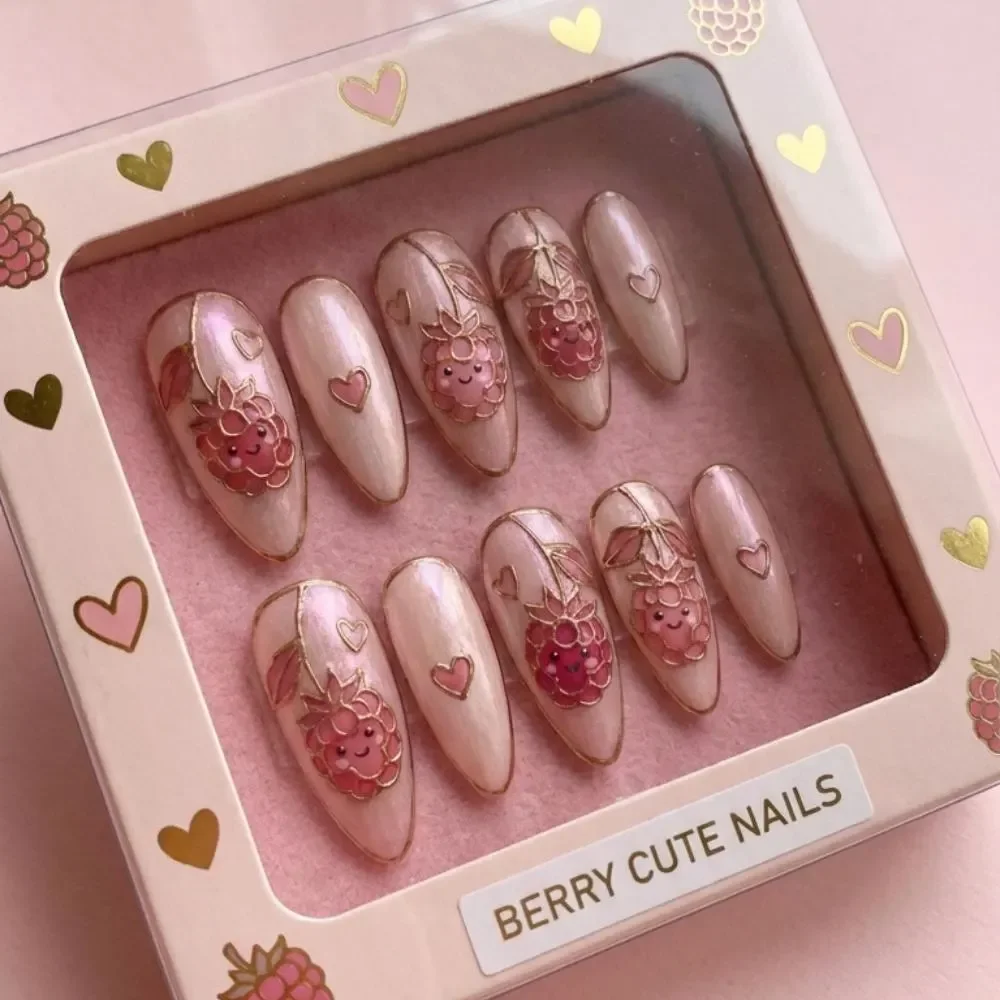 rose gold nails, coquette style nails, press on nails, custom press on nails, fake nails, Nails Art, stained glass nails, gold press on nails, 3d press on nails, luxury press on nails, handmade press on nails