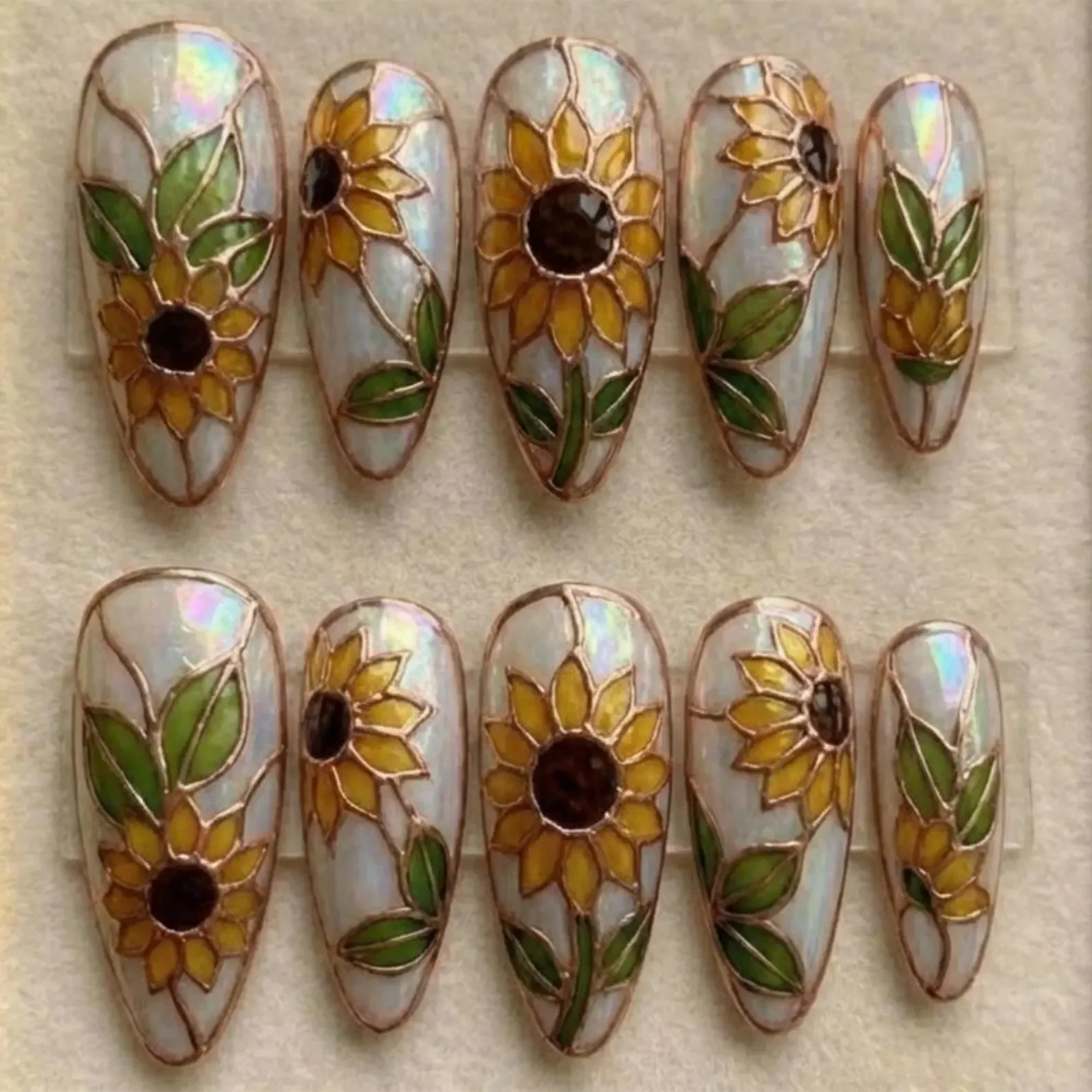 rose gold nails, filigree nails, press on nails, custom press on nails, fake nails, Nails Art, stained glass nails, gold press on nails, 3d press on nails, luxury press on nails, handmade press on nails