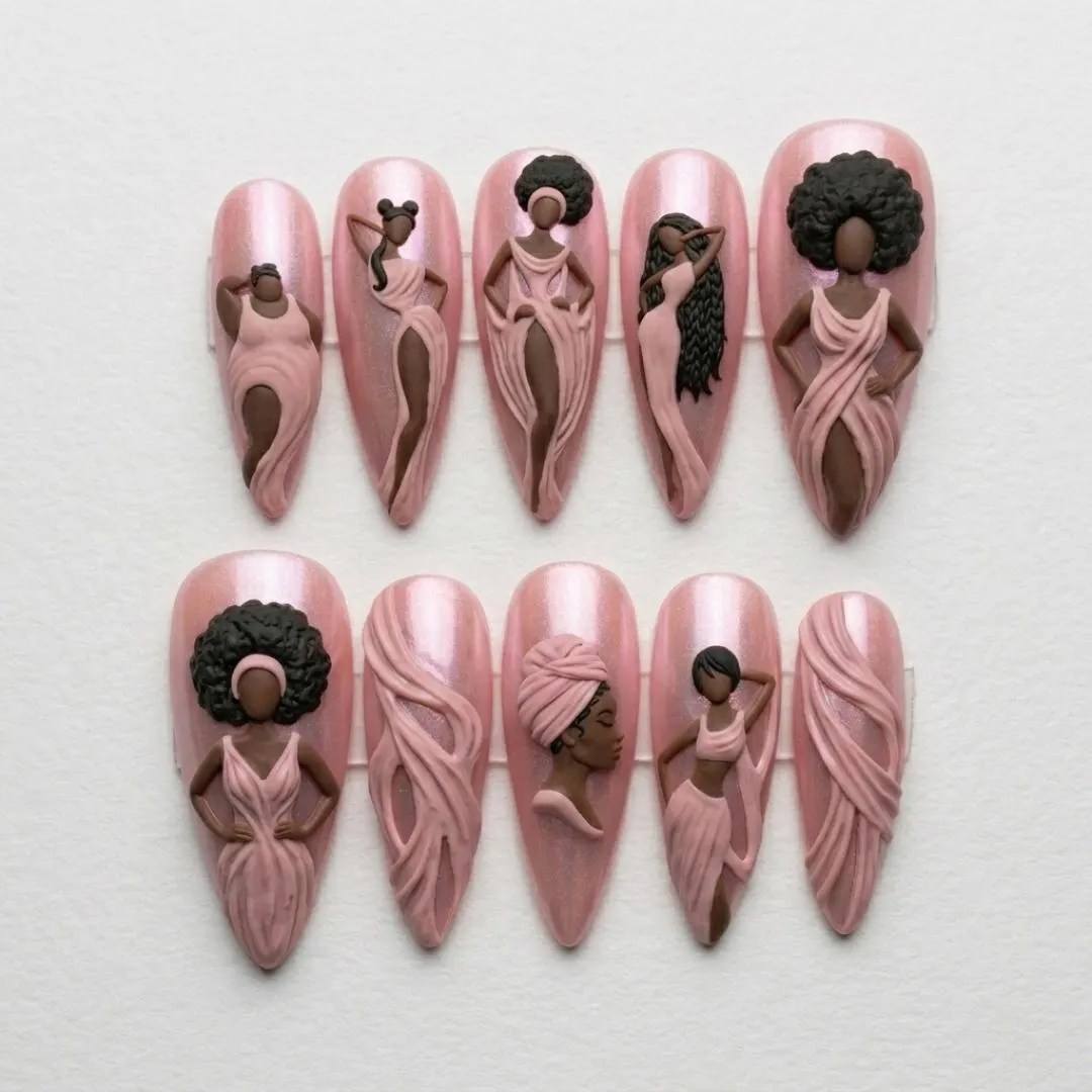 press on nails, custom press on nails, fake nails, Nails Art, stained glass nails, gold press on nails, 3d press on nails, luxury press on nails, handmade press on nails