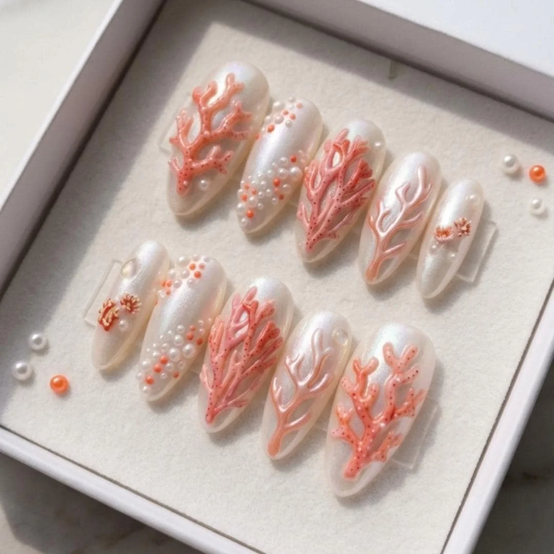 press on nails, custom press on nails, fake nails, Nails Art, stained glass nails, gold press on nails, 3d press on nails, luxury press on nails, handmade press on nails