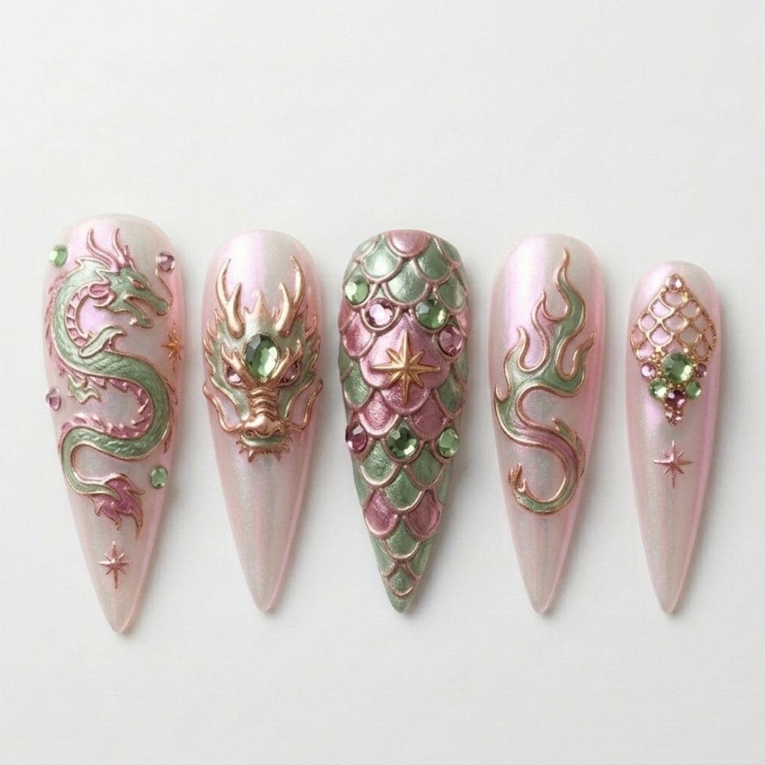 press on nails, custom press on nails, fake nails, Nails Art, stained glass nails, gold press on nails, 3d press on nails, luxury press on nails, handmade press on nails