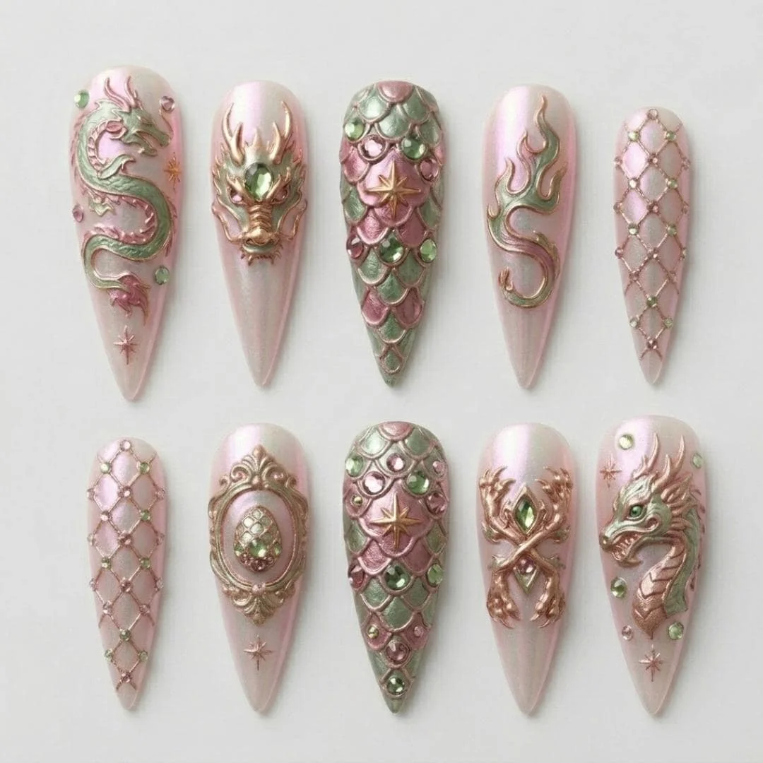 press on nails, custom press on nails, fake nails, Nails Art, stained glass nails, gold press on nails, 3d press on nails, luxury press on nails, handmade press on nails
