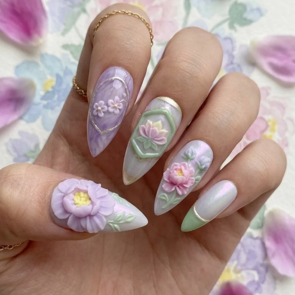 press on nails, custom press on nails, fake nails, Nails Art, stained glass nails, gold press on nails, 3d press on nails, luxury press on nails, handmade press on nails