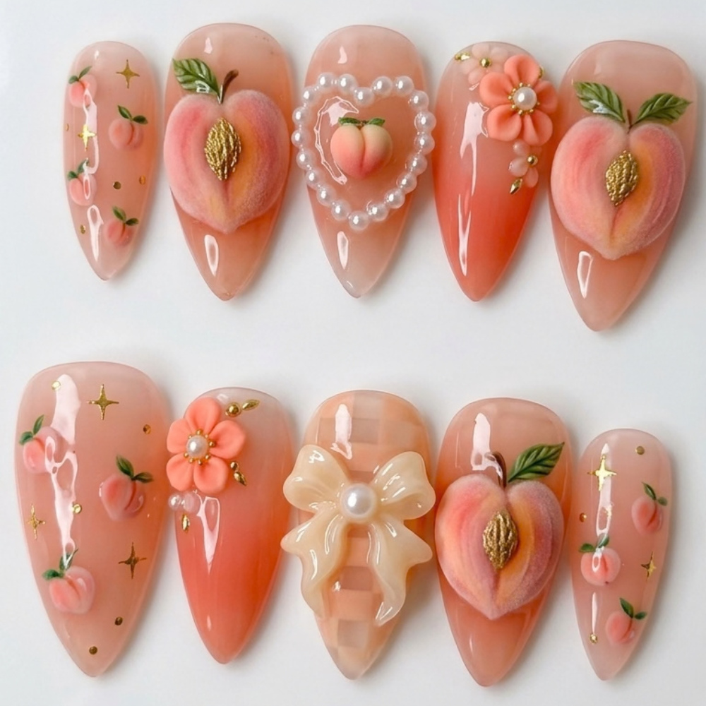 press on nails, custom press on nails, fake nails, Nails Art, stained glass nails, gold press on nails, 3d press on nails, luxury press on nails, handmade press on nails
