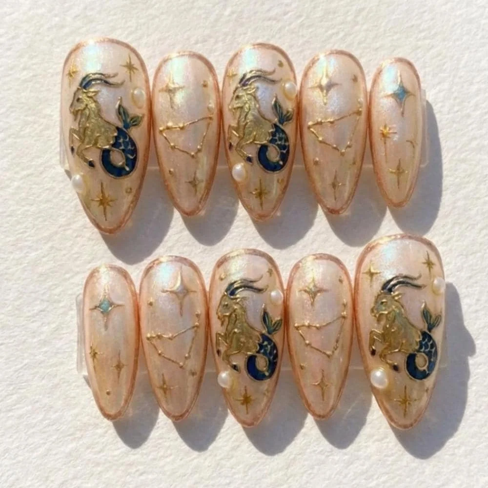 press on nails, custom press on nails, fake nails, Nails Art, stained glass nails, gold press on nails, 3d press on nails, luxury press on nails, handmade press on nails
