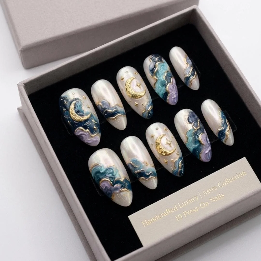 press on nails, custom press on nails, fake nails, Nails Art, stained glass nails, gold press on nails, 3d press on nails, luxury press on nails, handmade press on nails