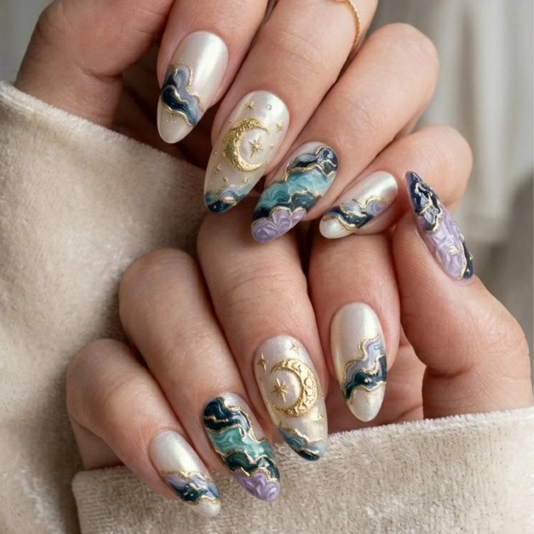 press on nails, custom press on nails, fake nails, Nails Art, stained glass nails, gold press on nails, 3d press on nails, luxury press on nails, handmade press on nails
