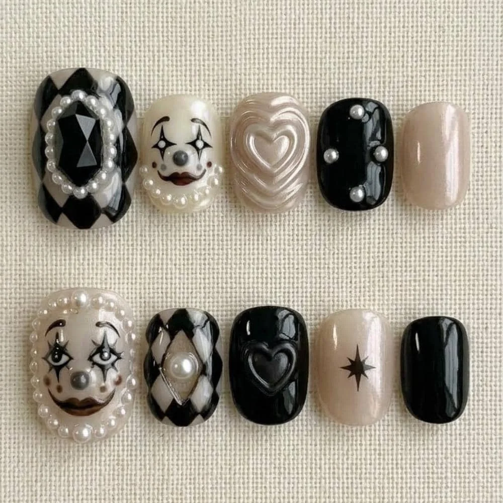 press on nails, custom press on nails, fake nails, Nails Art, stained glass nails, gold press on nails, 3d press on nails, luxury press on nails, handmade press on nails