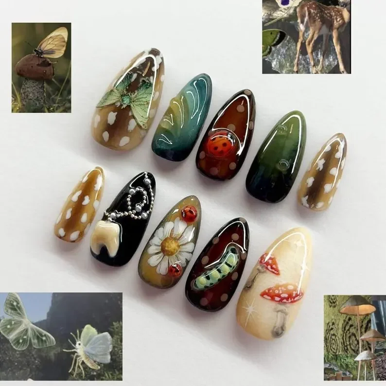 press on nails, custom press on nails, fake nails, Nails Art, stained glass nails, gold press on nails, 3d press on nails, luxury press on nails, handmade press on nails