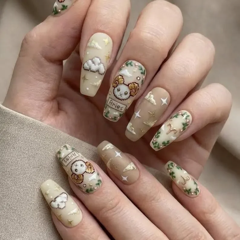 press on nails, custom press on nails, fake nails, Nails Art, stained glass nails, gold press on nails, 3d press on nails, luxury press on nails, handmade press on nails