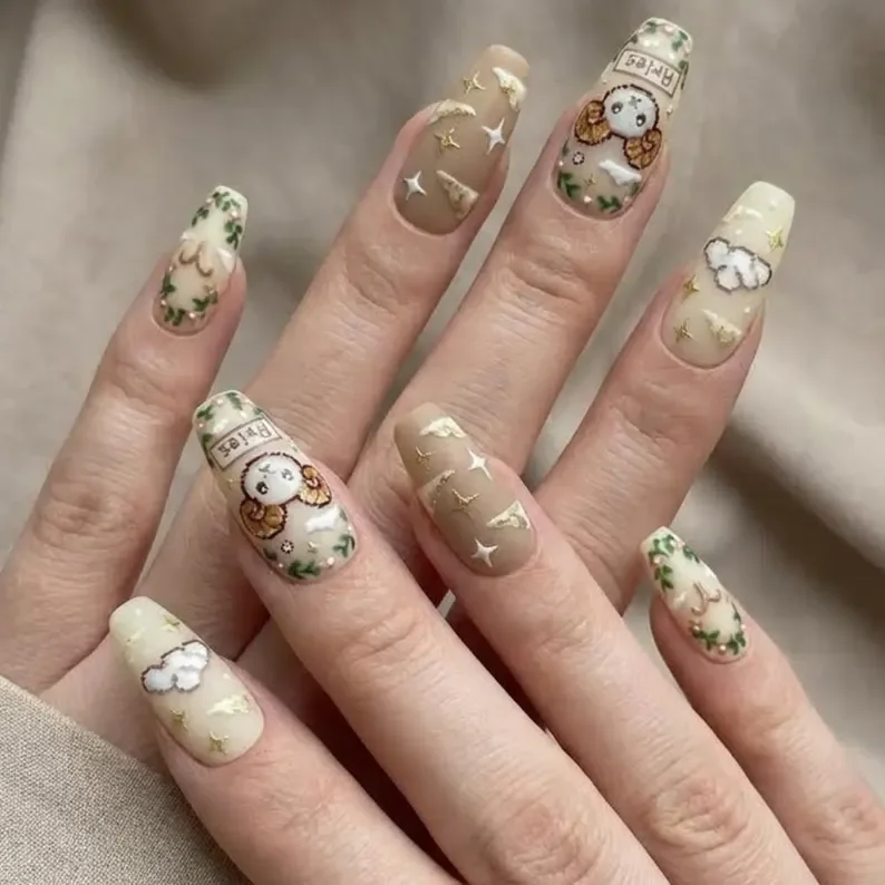 press on nails, custom press on nails, fake nails, Nails Art, stained glass nails, gold press on nails, 3d press on nails, luxury press on nails, handmade press on nails
