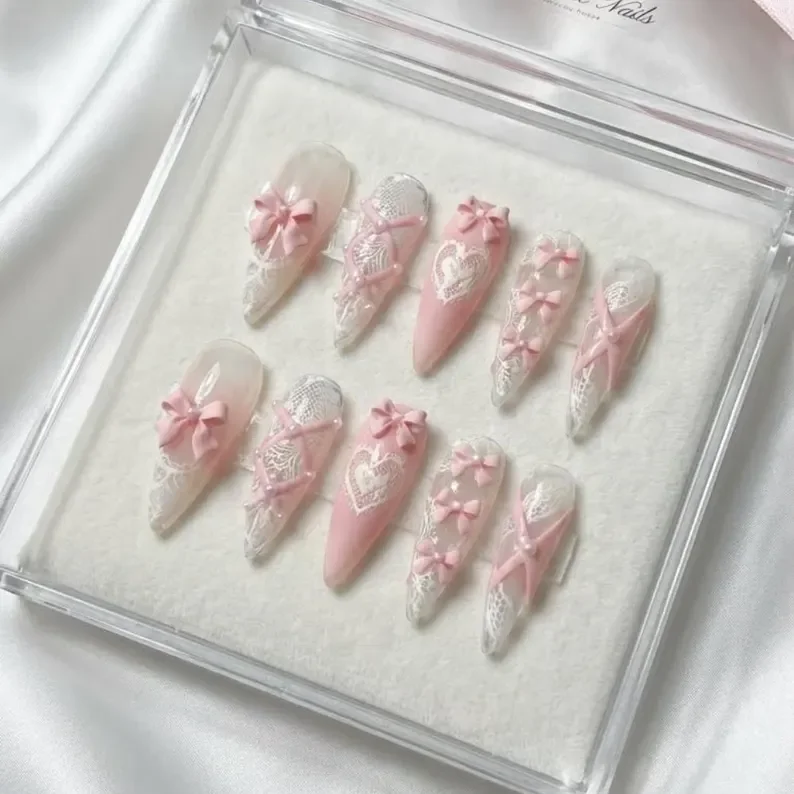 3D lace design, corset nail art, press on nails, custom press on nails, fake nails, Nails Art, stained glass nails, gold press on nails, 3d press on nails, luxury press on nails, handmade press on nails
