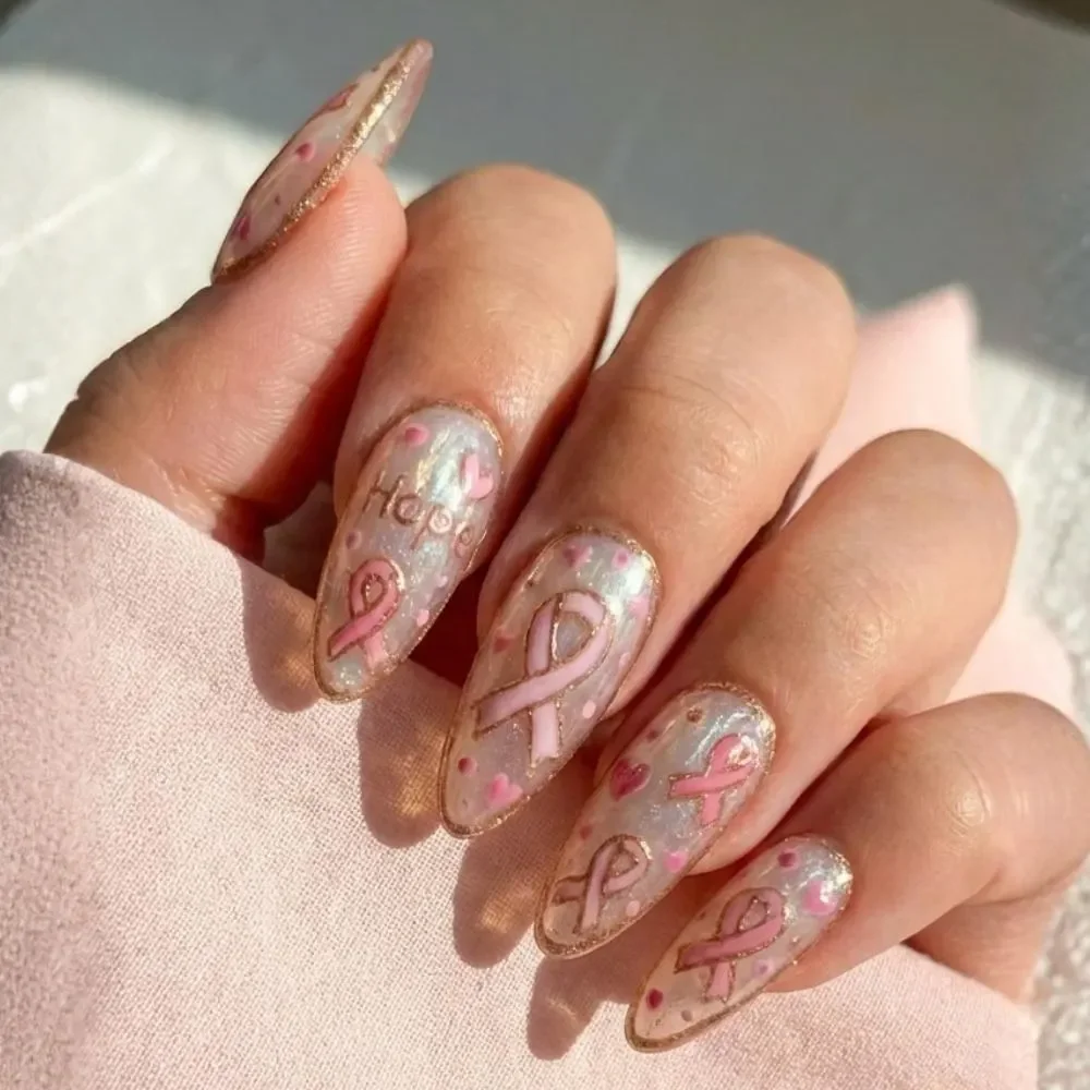 pearl gold, 3D hope art, press on nails, custom press on nails, fake nails, Nails Art, stained glass nails, gold press on nails, 3d press on nails, luxury press on nails, handmade press on nails