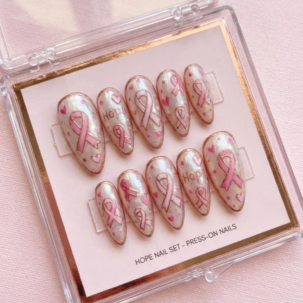 pearl gold nails, hope art nails, press on nails, custom press on nails, fake nails, Nails Art, stained glass nails, gold press on nails, 3d press on nails, luxury press on nails, handmade press on nails
